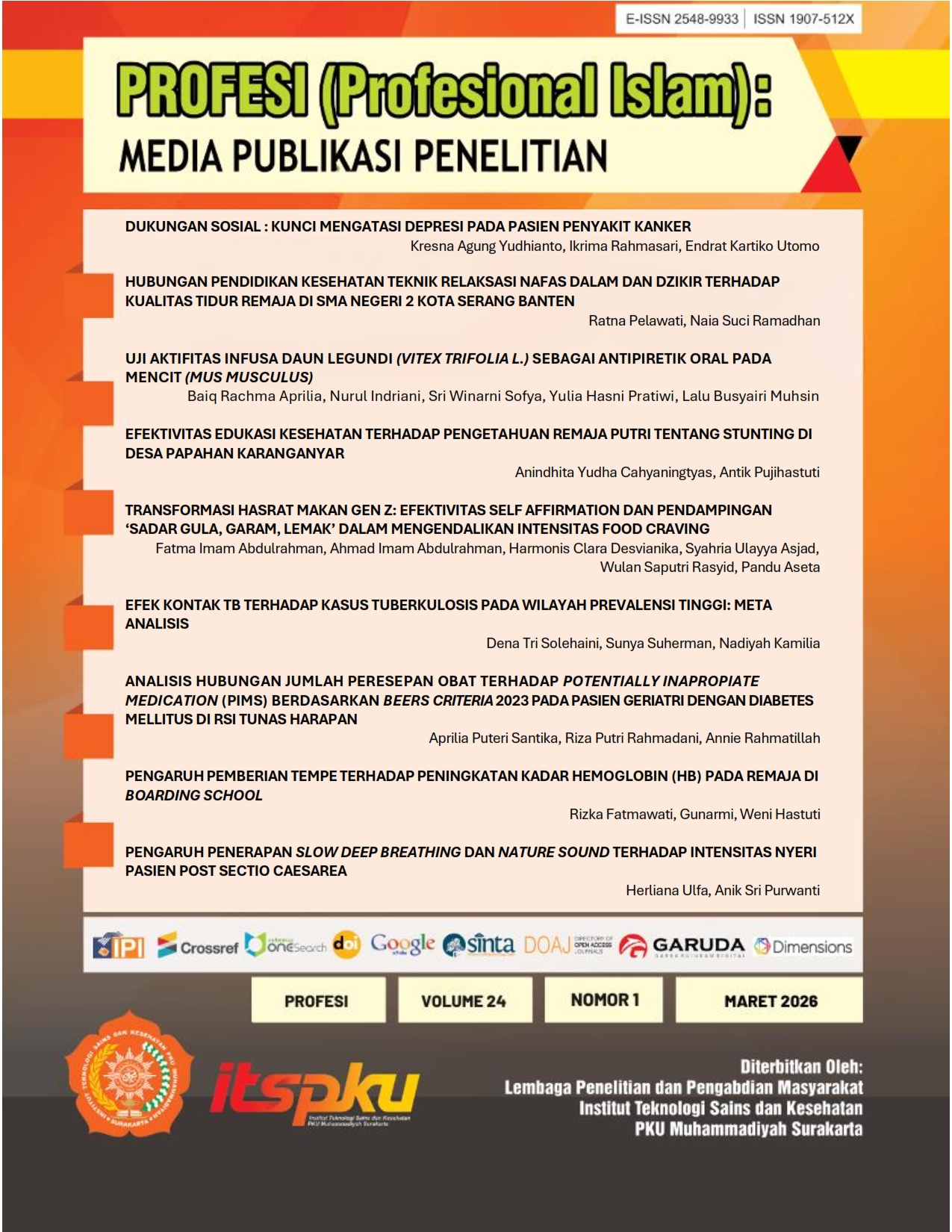 					View Vol. 24 No. 1 (2026): Profesi (Profesional Islam): Media Publikasi Penelitian
				