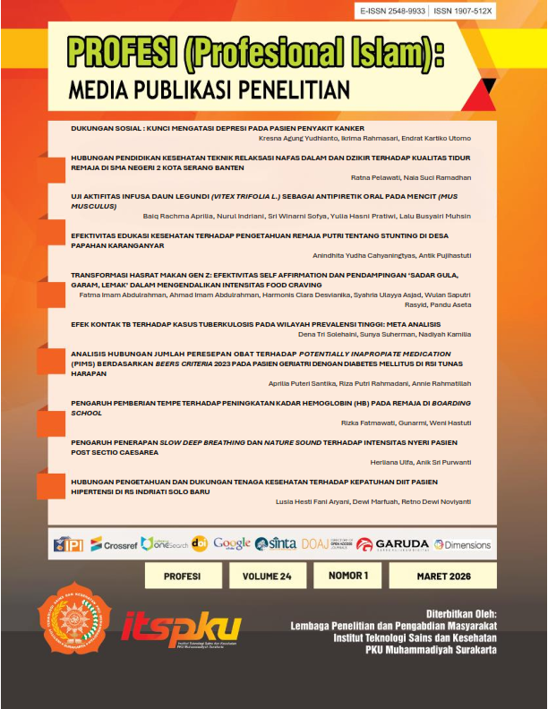 					View Vol. 24 No. 1 (2026): Profesi (Profesional Islam): Media Publikasi Penelitian
				